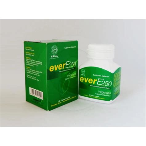 Vitamin Ever E250 isi 30 kapsul - Suplemen Makanan ...