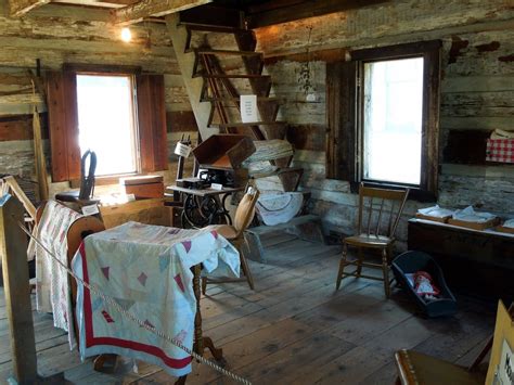 Log Cabin Interior Cabin Interiors Allegan Pioneer Life Cabin Fever