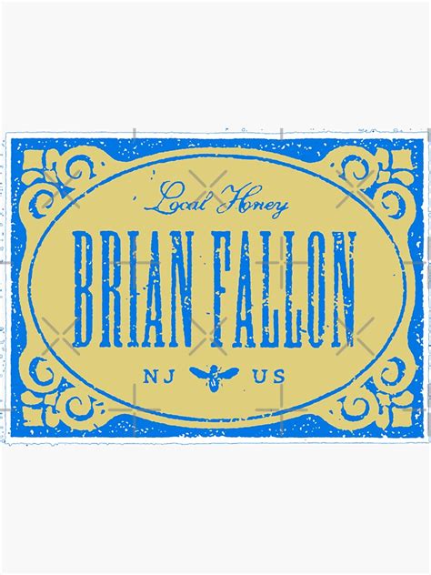 Brian Fallon Vintage Stamp Graphic Original Illustration For The
