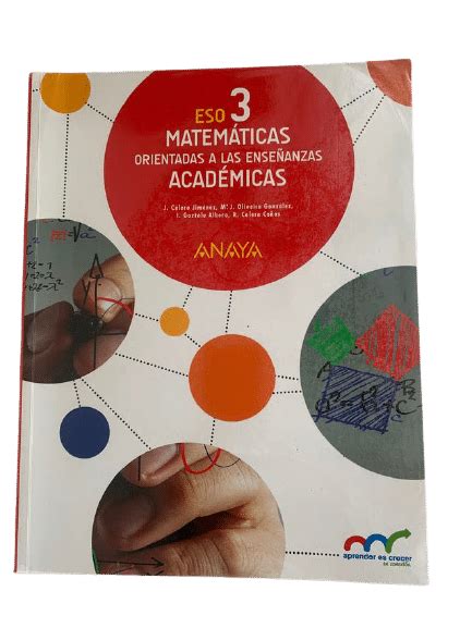 📚 【 Solucionario Matematicas 3 Eso Anaya 】📕