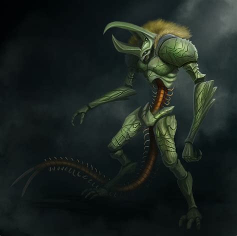 Artstation Humanoid Alien Concept