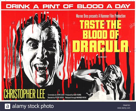 Christopher Lee Taste The Blood Of Dracula Hammer Films