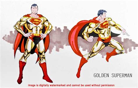 The Superman Of Gold Back To The Past Collectibles