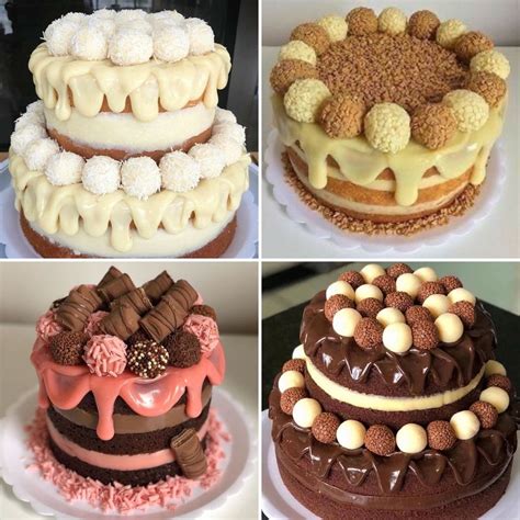 Naked Cakes Amazing Cakes Clique Desserts Quick Pin Food Gourmet