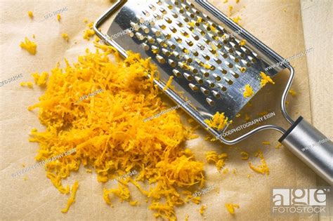 Grated Orange Peel Stock Photo Picture And Rights Managed Image Pic