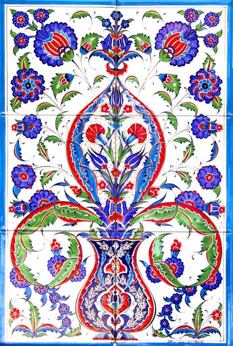 Turkish Artistic Wall Tile Stock Photo Image Of Floral 47925934