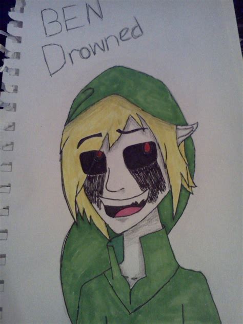 Ben Drowned Drawing By Minacraftdash On Deviantart