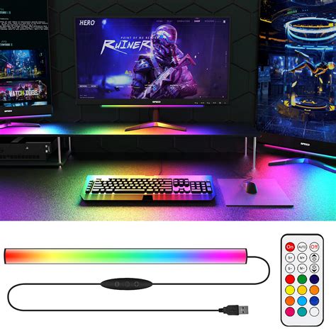 Buy Willed Rgb Under Monitor Light Bar Gaming Lights For Gaming Setup