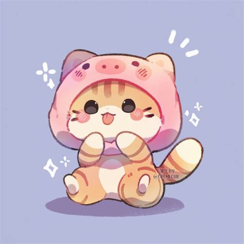 Chii🌻 On Twitter Kawaii Cat Drawing Kitten Drawing Cute Kawaii Animals