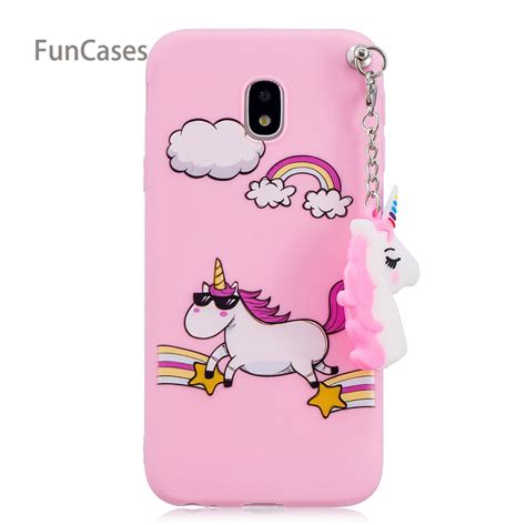 Pink Unicorn Phone Case Sfor Coque Samsung J330 European Version Soft