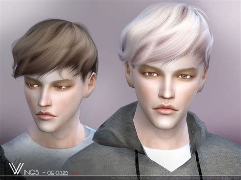 Male Hair 326 By Wingssims Liquid Sims