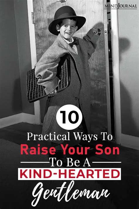 how to raise your son to be a gentleman 10 practical ways