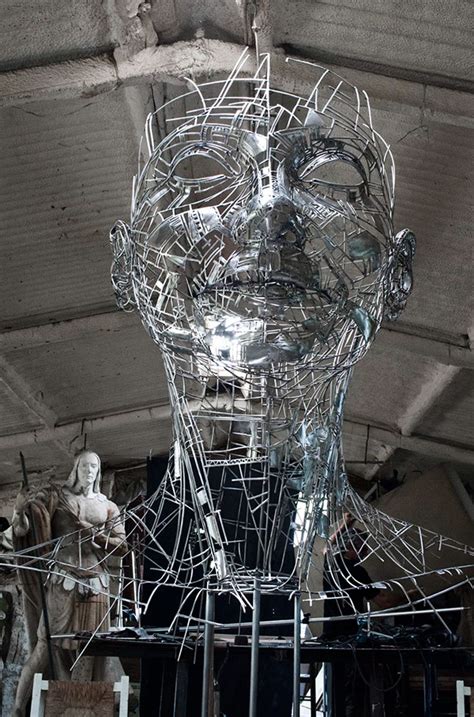 Reportage To Steel Sculpture By Jordi Díez On Behance