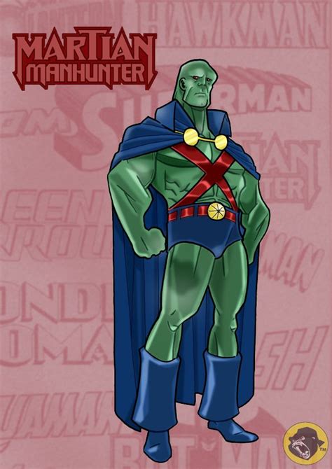 Manof2moro Super Herói Caçador De Marte Arte Em Quadrinhos