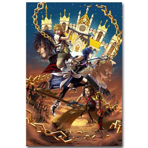 Kingdom Hearts 1 2 3 Art Silk Fabric Poster Print 13x20 Inch Hot Game
