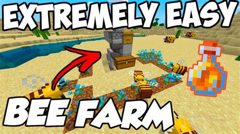 You'll want to plant plenty of flowers around this area to promote their ability to create honey. VERY EASY Bee/Honey Farm In Minecraft: Bedrock Edition ...