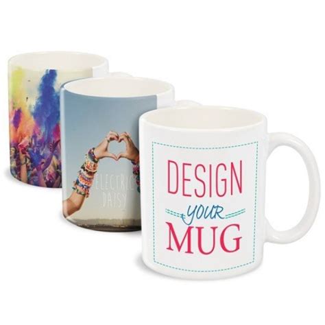 White Ceramic Sublimation Printed Coffee Mugs For Office Size