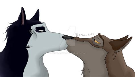 Balto Steele Kiss By Zephi Arts On Deviantart