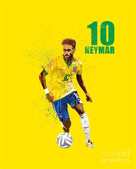 Neymar Junior Painting By Art Popop
