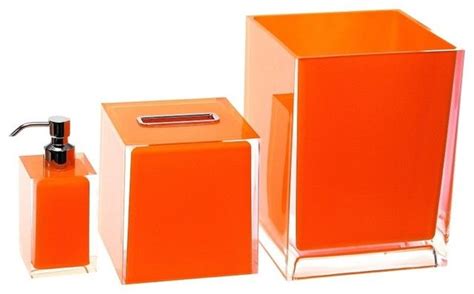 Shop our selection of orange bathroom accessory sets and get free shipping on all orders over $99! bathroom accessories set orange