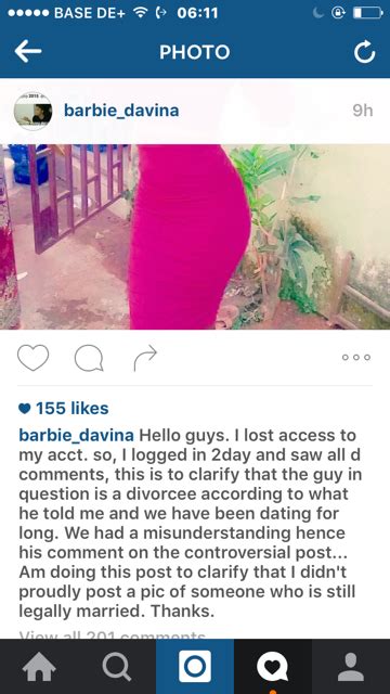 girl who got blasted for posting photos of a married man online finally speaks out gistmania