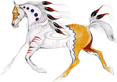 Jill Claire Horse Art Native American Horses Horse Painting