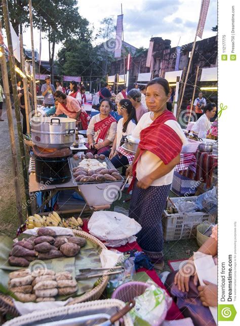 Thailand Isan Phimai Thai Streetfood Market Editorial Image Image Of Roll Market 112177775