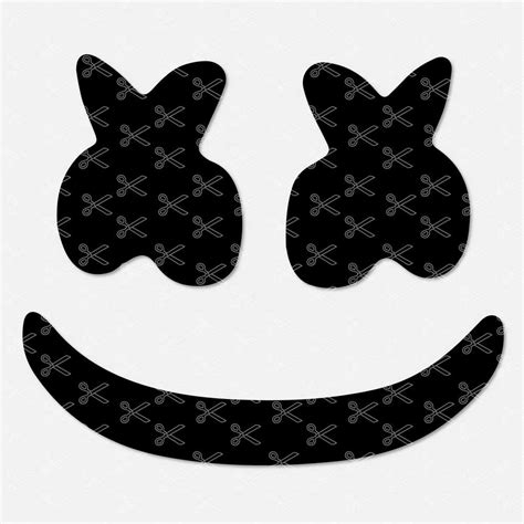 Marshmello Svg Png Dxf Cut Files