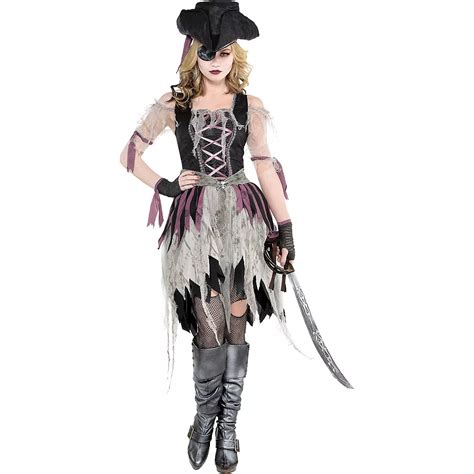 Adult Haunted Pirate Wench Costume Party City