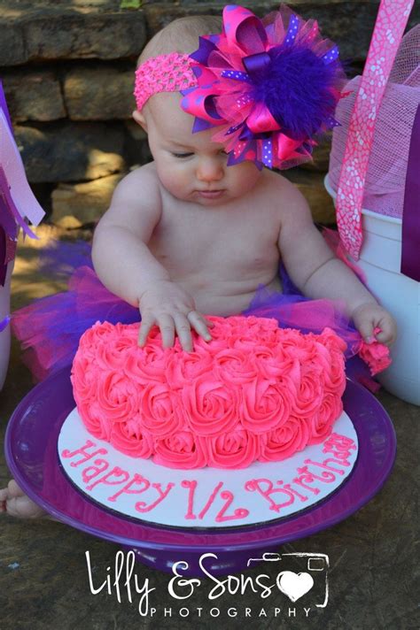 6 Month Birthday Cake Ba Brylee 12 Birthday 6 Months Cake Smash