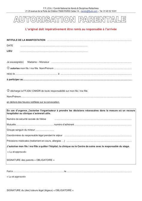 Autorisation parentale et décharge par nbichon Fichier PDF