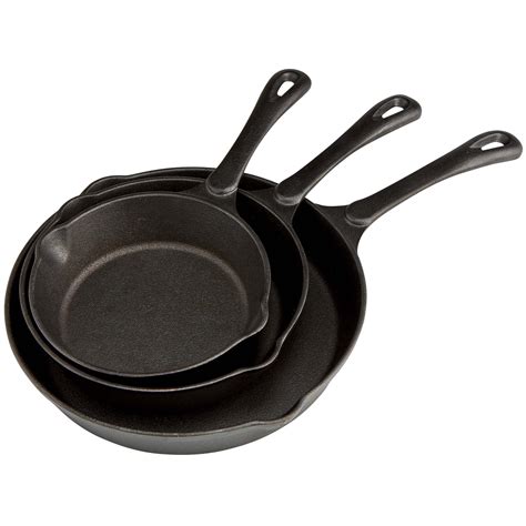 Cocinaware Cast Iron Fry Pan Set 6 In And 8 In And 10 In Shop
