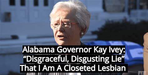 Alabama Governor Kay Ivey Denies Being Closeted Lesbian