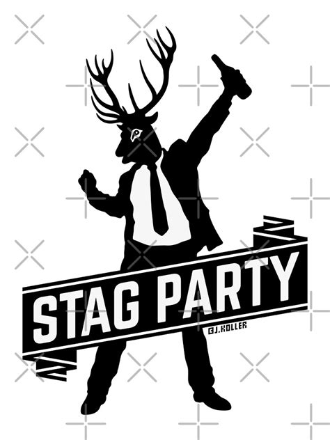 Stag Party Bachelor Party Art Print For Sale By Mrfaulbaum Redbubble