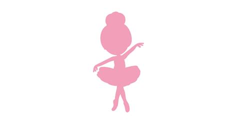 Ballerina Silhouette Little Ballerina Pink Pink