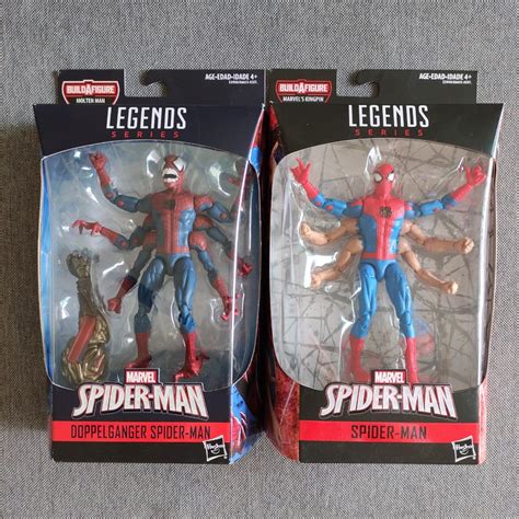 Marvel Legends Doppelganger Spider Man And Spider Man 6 Arms