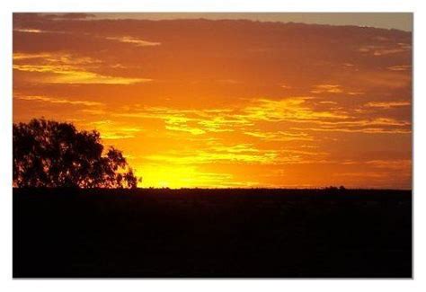 Glowing Sunset In The Australian Outback Sunset Nature The Good Place