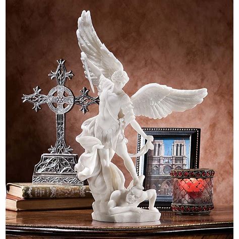St Michael The Archangel Statue 15 Made Of Marble