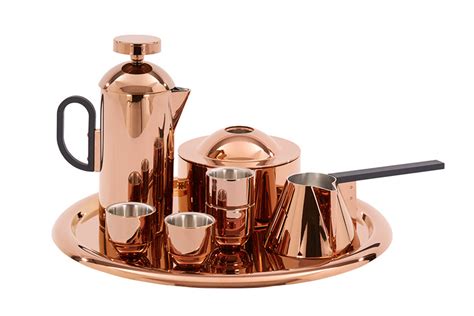 Tom Dixons New Sophisticated Copper Coffee Set Improves Every Step Of
