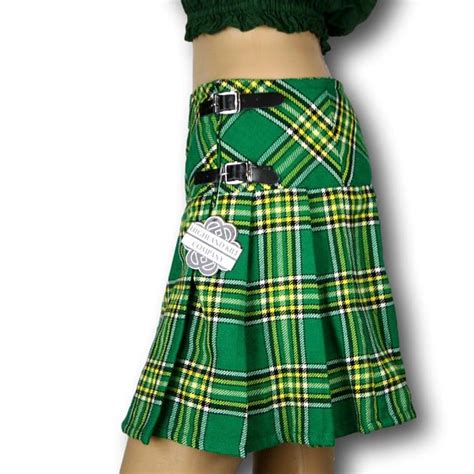 women s scottish tartan mini kilt fun and cute kilted skirt highland kilt company