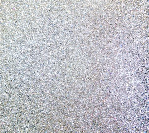Chunky Glitter 8x10 True Silver Metallic Fabric Applied To Leather