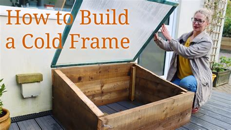 How To Make A Cold Frame From Scratch Easy Instructions Youtube