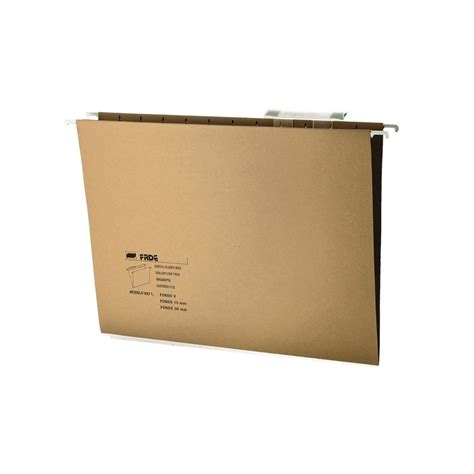 Carpeta Colgante Kio 1 Visor Superior Kraft A4 Folder Líder En Papelería