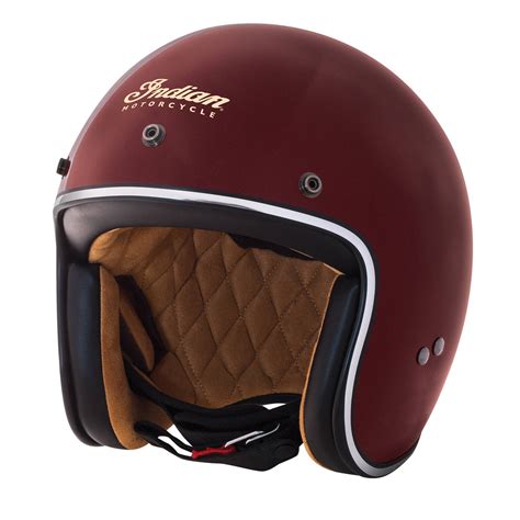 Buy @ the motor gear store, mumbai. Red Retro Open Face Helmet by Indian Motorcycle® | Indian ...