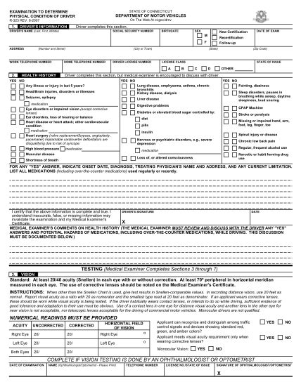 23 Cdl Medical Certificate Form Page 2 Free To Edit Download And Print