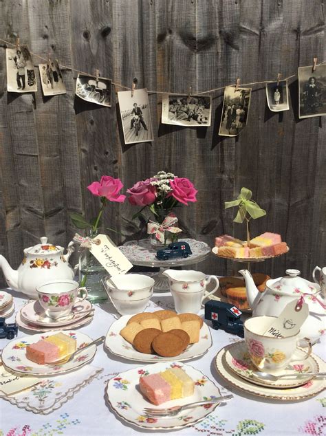 1940s Wartime Themed Afternoon Tea Party From Ticketyboo Love It