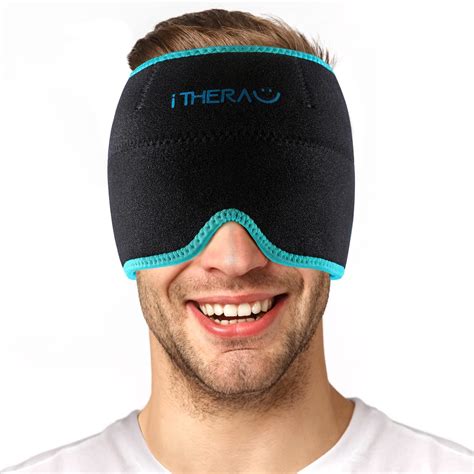 Itherau Migraine And Headache Relief Hat Reusable Cold Compress