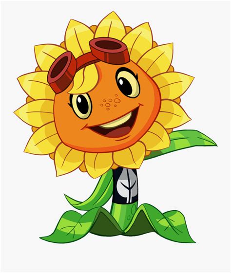 Zombies On Twitter - Plants Vs Zombies Heroes Sunflower , Free Transparent Clipart - ClipartKey