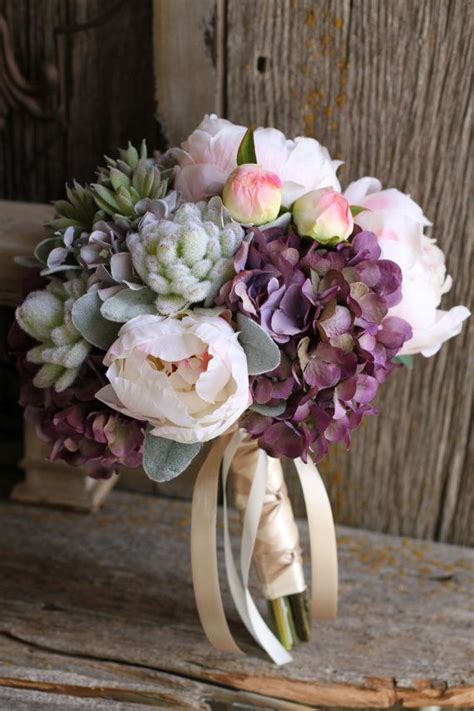 Blush Peonies Hydrangea And Succulents By Floraldesignsbytrish Peony