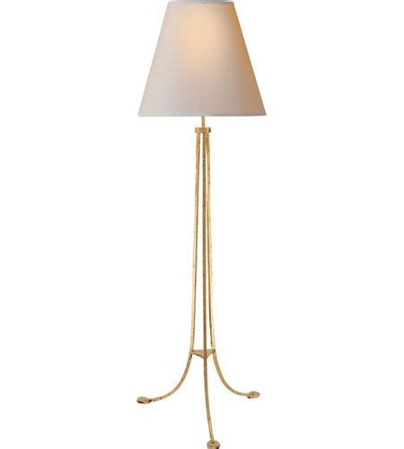 Visual Comfort Thomas Obrien 2 Light Decorative Floor Lamp In Gilded